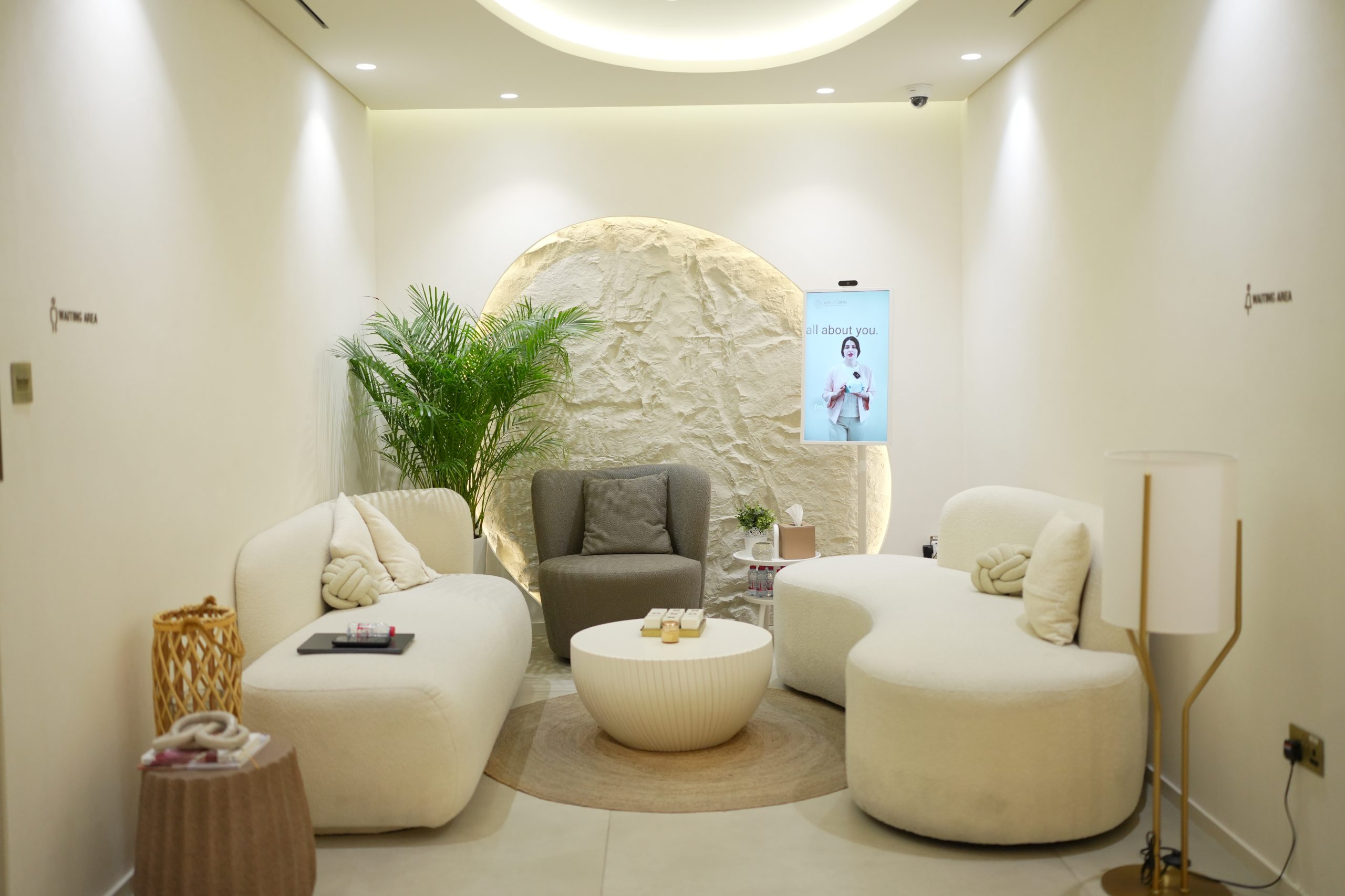 PRP treatment room About.Skin Dubai